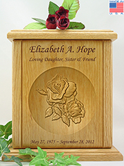 Double Rose Urn