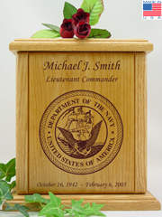 Navy Urn