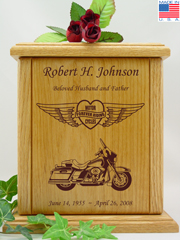 Heart and Wings Tour Motorcycle Urn