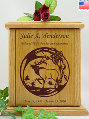 Elk Wildlife Urn