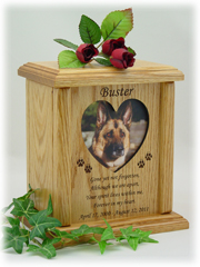 Photo Poem Pet Urn - Heart