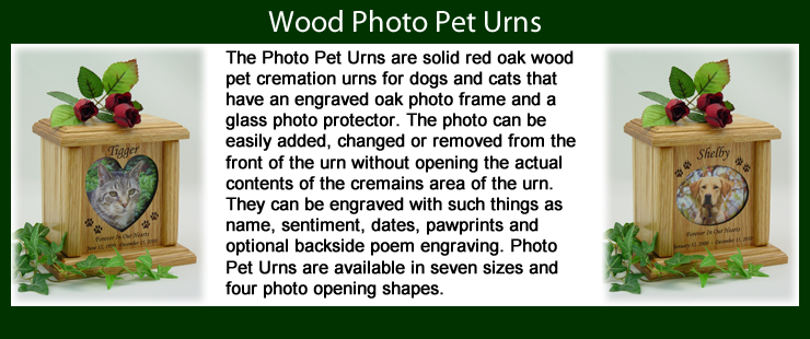 Photo Pet Urns